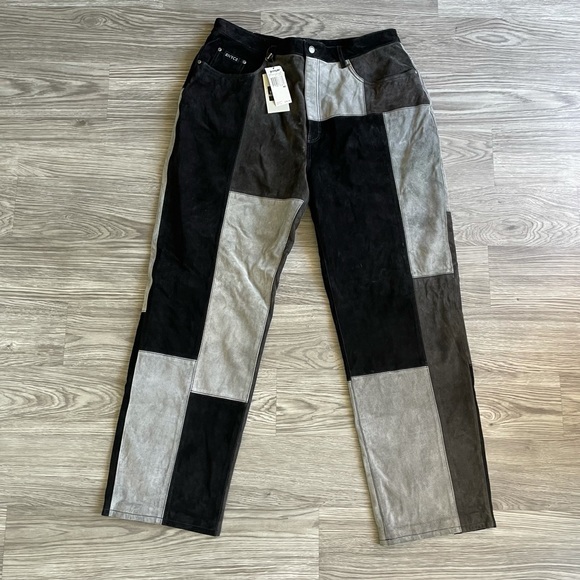 Patchwork & Distressed Jeans